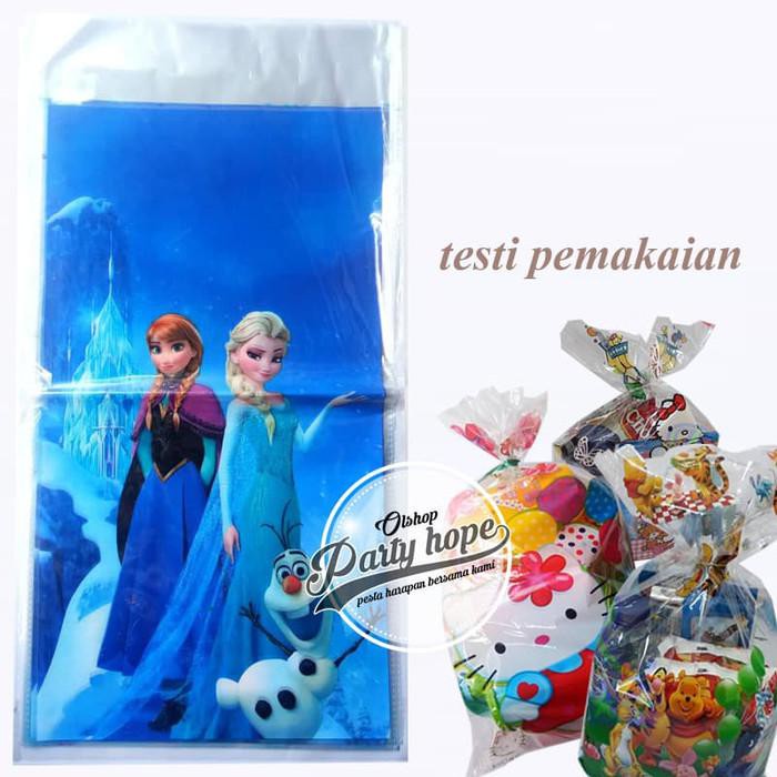 

PROMO - plastik snack frozen / souvenir ultah / plastik bingkisan kado snek