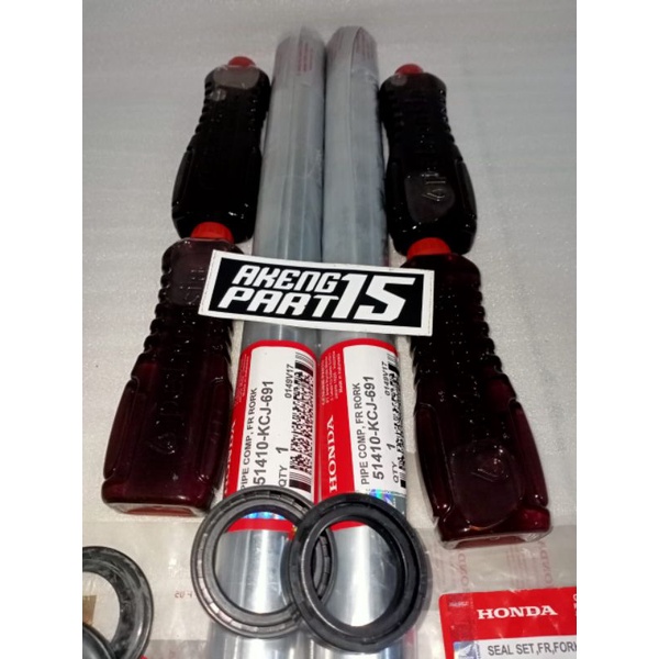 As Shock depan sepasang KCJ-691+Sil sok+Sil abu+Oli sok  Tiger new Revolution asli ori
