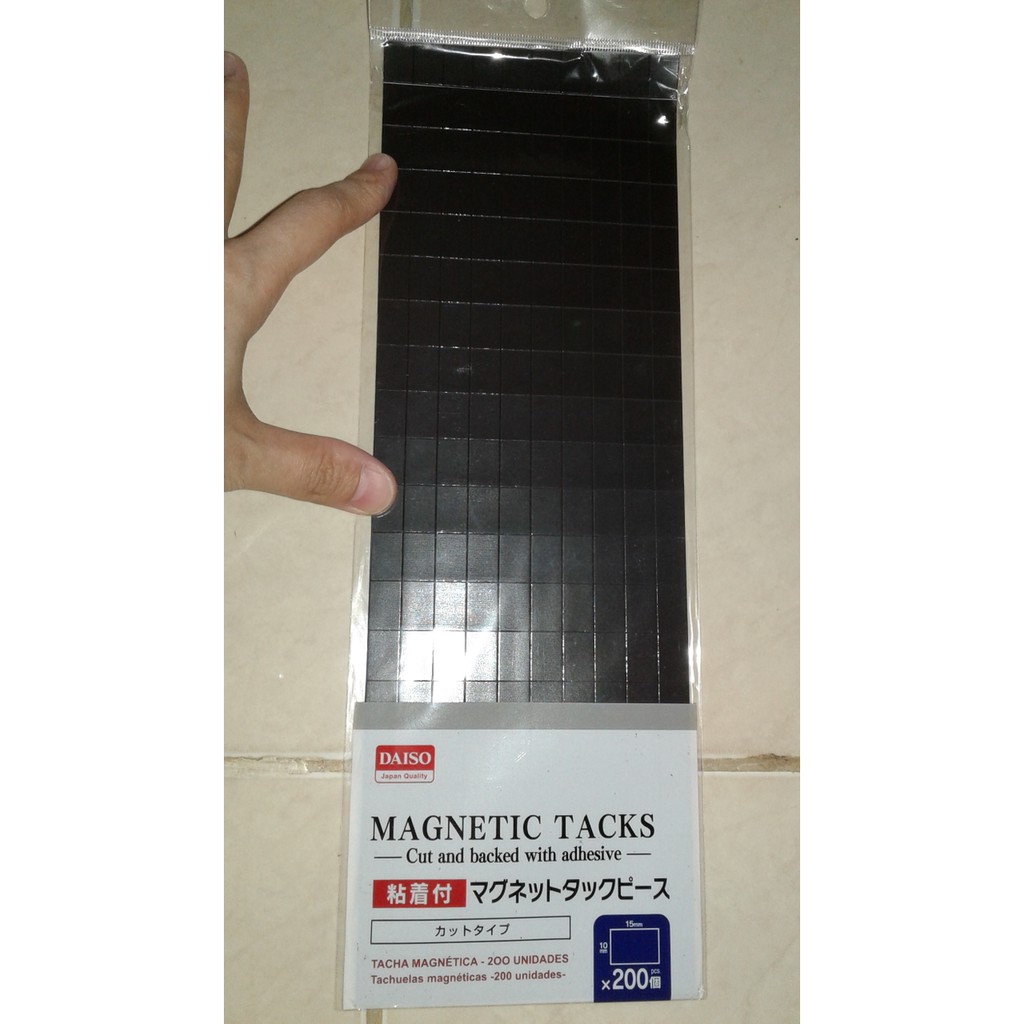 

Baru Magnetic tacks cut and backed with adhesive 10x15mm 200pc Berkualitas