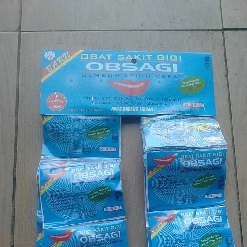 Stelan OBSAGi obat sakit gigi dan gusi