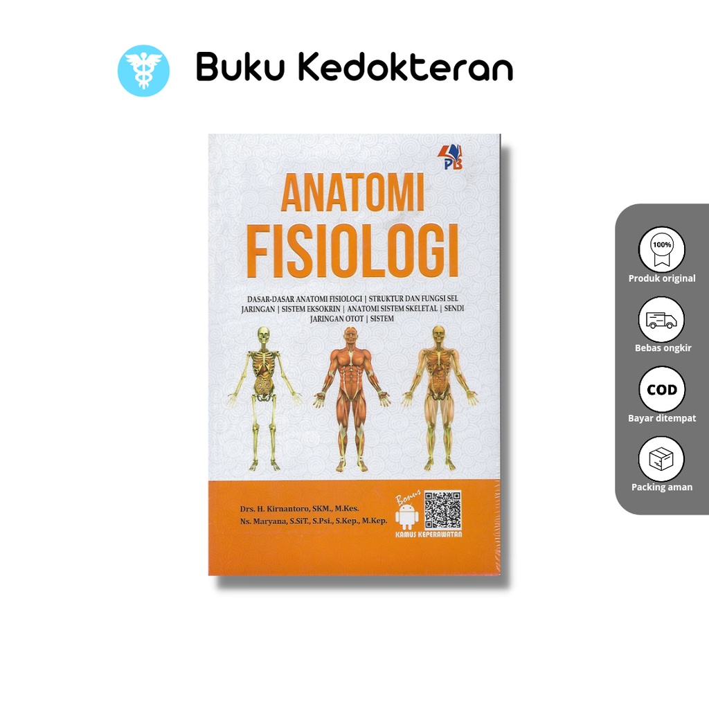 Jual Buku Anatomi Fisiologi, Dasar Dasar Anatomi Fisiologi,Struktur Dan ...