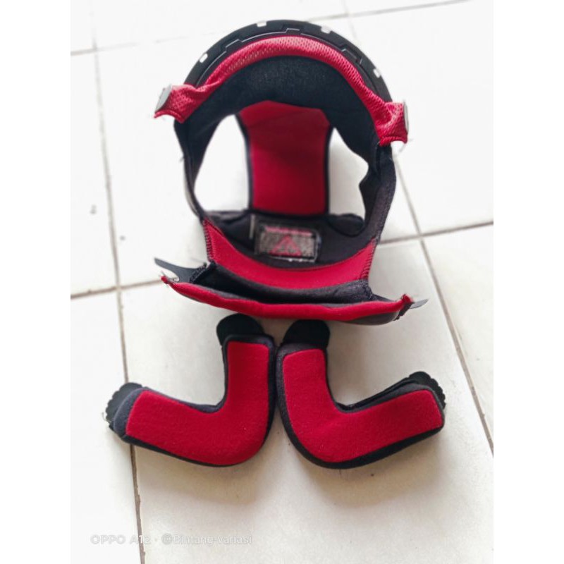 Busa Helm Busa KYT 2 vision (kancing Besi) Full Set