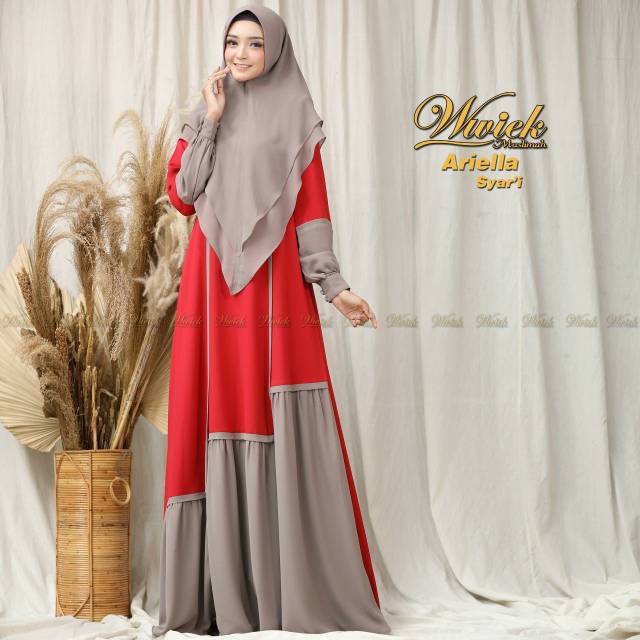 ARIELLA set gamis syari by WIWIEK MUSLIMAH