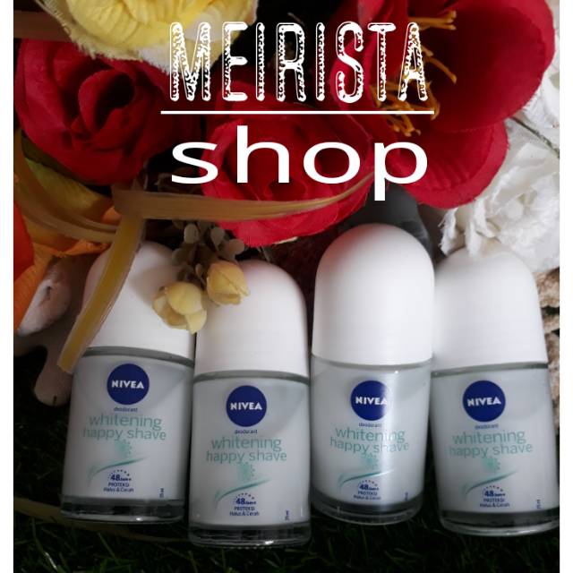 PROMO NIVEA HAPPY SHAVE 25 ml /Nivea Deo Roll On (KECIL)/NIVEA