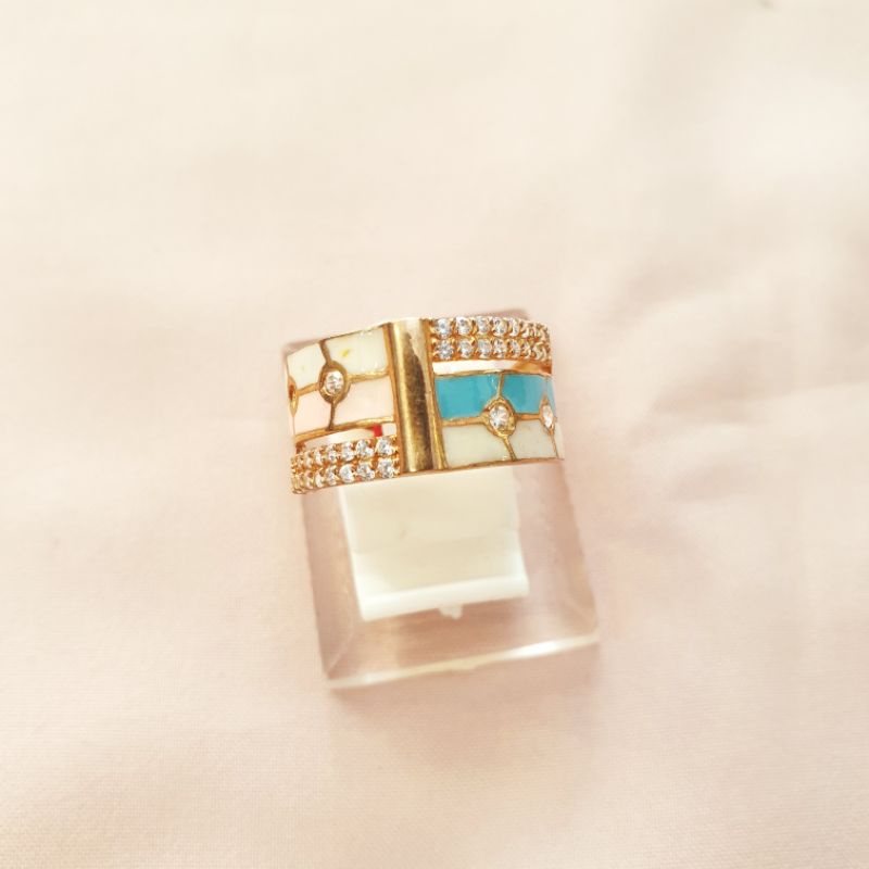 Cincin keramik emas asli kadar 300