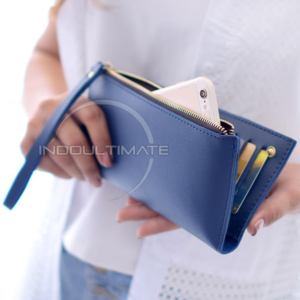 Dompet Wanita IMPORT HM-248 Dompet Cewek dompet Kartu ATM Panjang Lipat Kulit Murah dompet  panjang