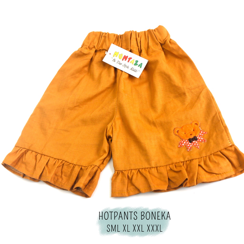 Hotpants boneka ruffle SML XL XXL I  Celana pendek Anak  I  Daily Pant