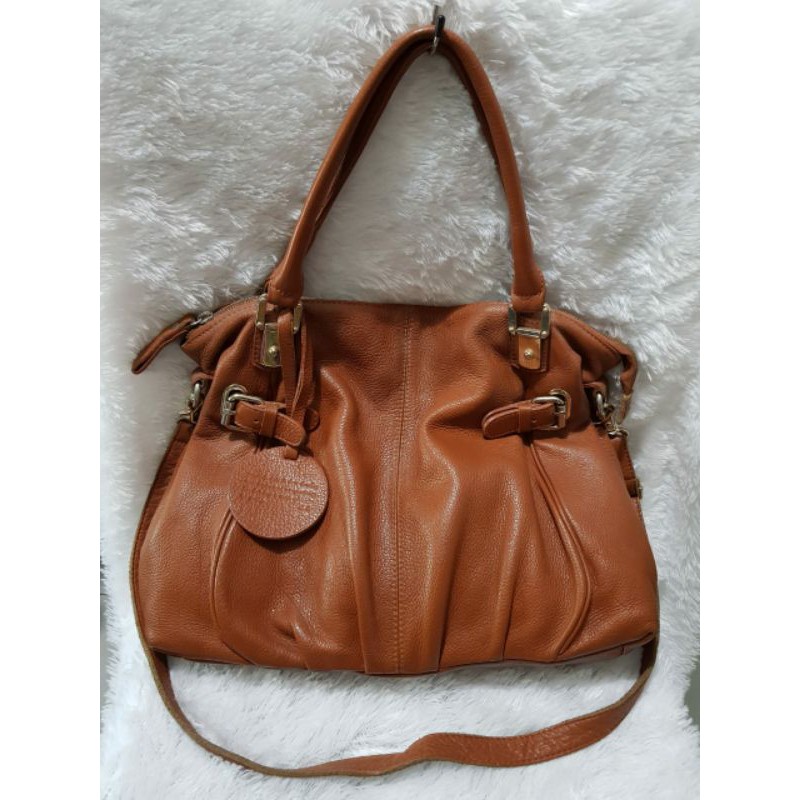 Tas Full Kulit Asli/ Tas Kulit mantul (Preloved)