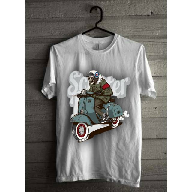 KAOS VESPA SCOOTER 01 / ATASAN KATUN VESPA SCOOTER
