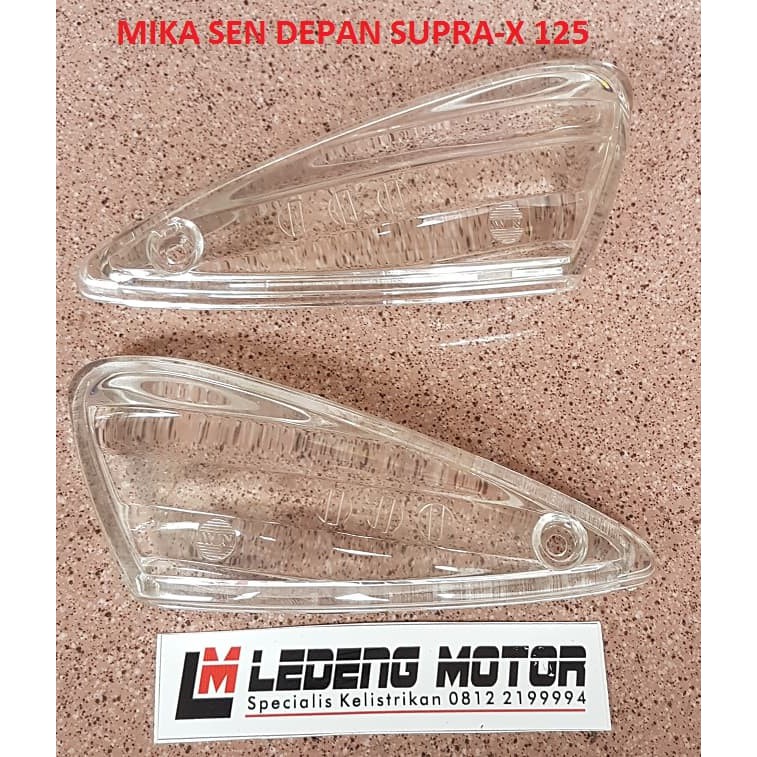 Mika Sen Depan Supra-X 125 Lama Kaca Lampu Sen Lokal