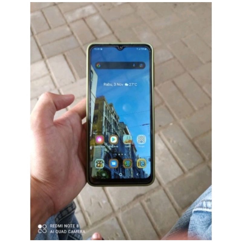 hp murah samsung m12 fulldus ram 3 gb rom 32 gb second