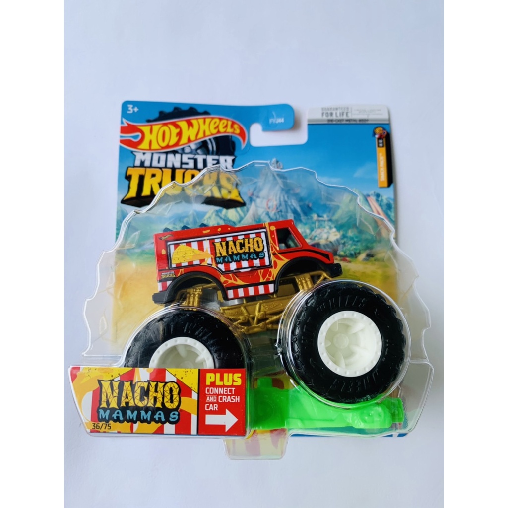 HOT WHEELS HOTWHEELS NACHO MAMMAS DIEAST MINIATUR MOBIL MAINAN MOBILAN ANAK GIANT WHEELS BIG FOOT TR