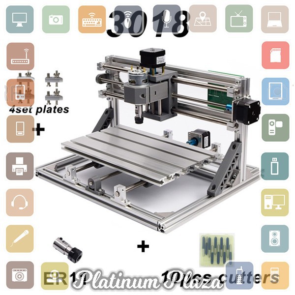 DIY Drilling Engraver CNC 3018 with ER11 - Silver`R6THZA-