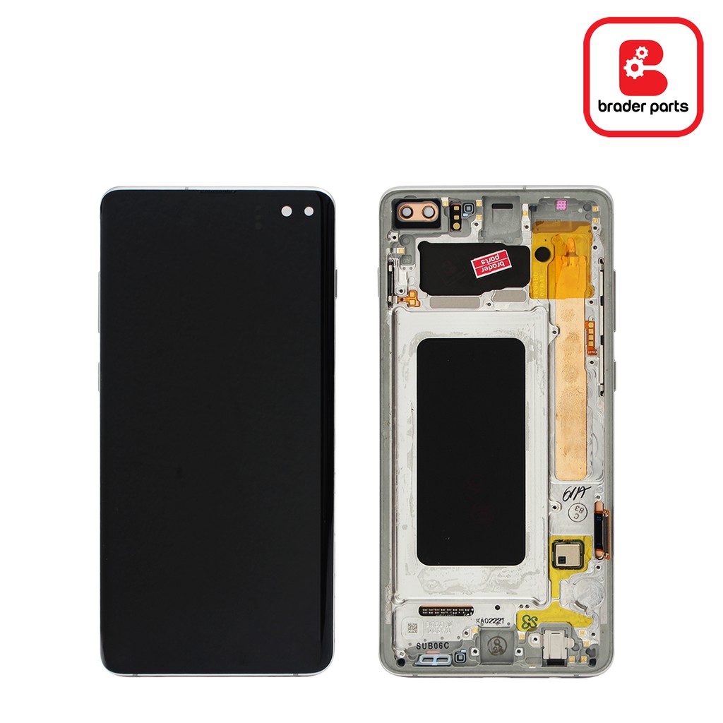 Lcd Touchscreen Samsung Sm G975f Ds S10 Plus Original Black Shopee Indonesia