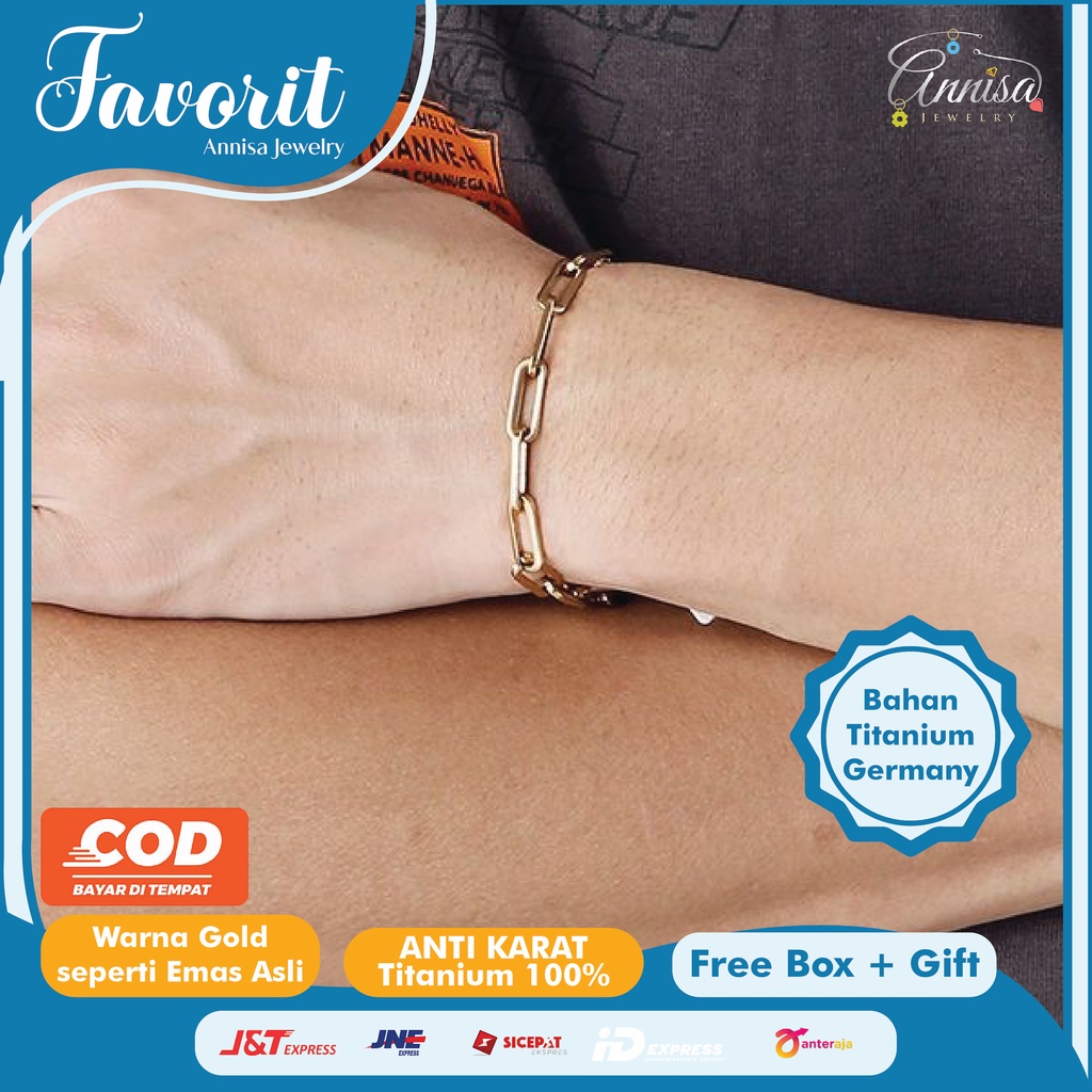 gelang tangan bracelet link