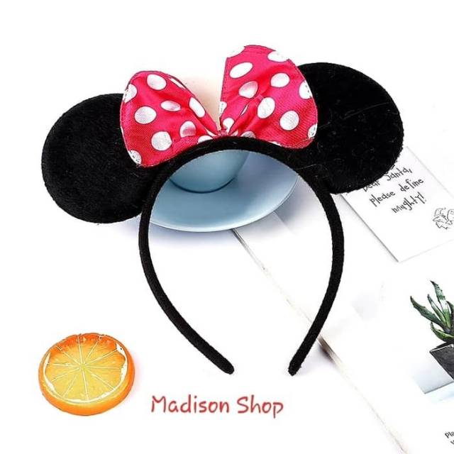 Bando Mickey Mouse Disneyland Murah Bando Kuping Tikus Kostum Cosplay