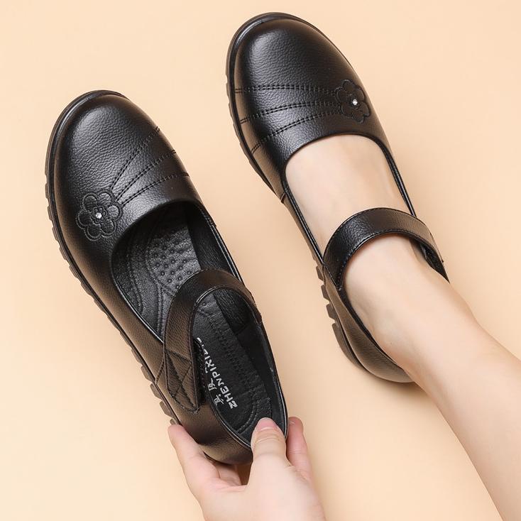 Model Baru.. Sepatu Flatshoes Pantofel Flora Wanita Perempuan Cewek Kerja Kantor Formal Loafers Flat