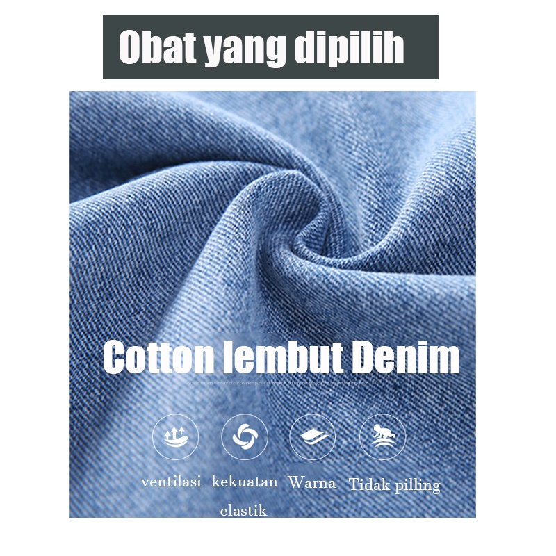 Celana jeans pria celana panjang pria celana korean style pria baggy pants celana jeans biru 2023 baru celana jeans reguler pria celana kulot jeans