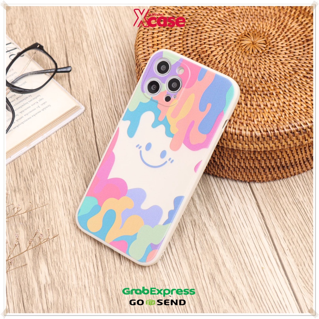 Soft Case VIVO Y91 Y12 Y20 Y30 Y12i Y12S Y91C Luxury Rubik's Cube Smiley Edge