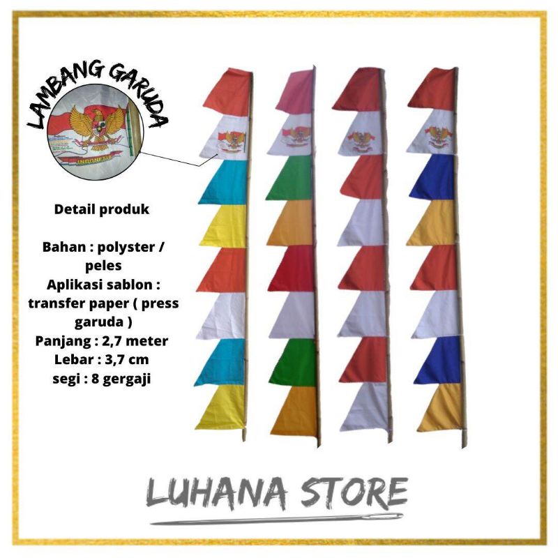 Umbul umbul warna warni Bendera umbul umbul