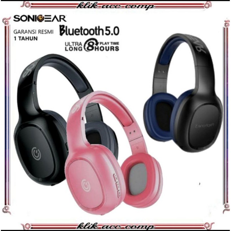 Headset Sonicgear Airphone 3 Bluetooth Headphone with Mic