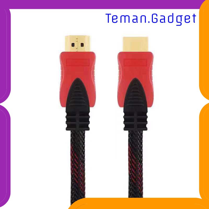 TG-AI188 HIGH SPEED HDMI TO HDMI CABLE OD7.3MM GOLD PLATED 4K 10 METER - HYX