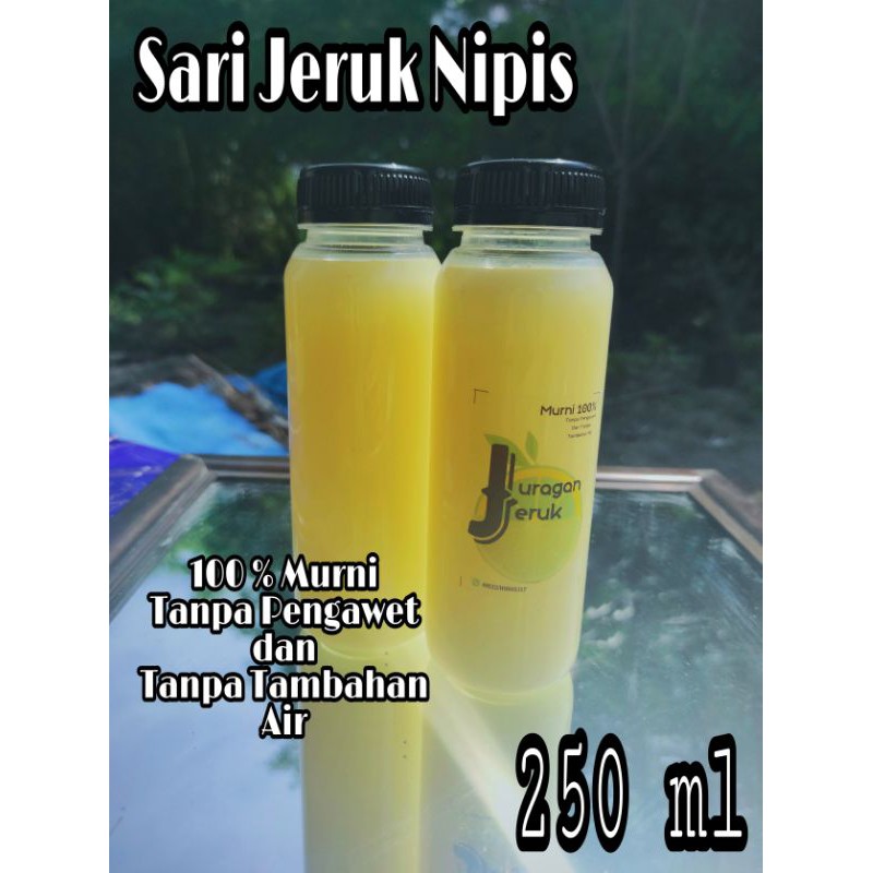 

Sari Jeruk Nipis (Juragan Jeruk) 100% asli jeruk nipis peras