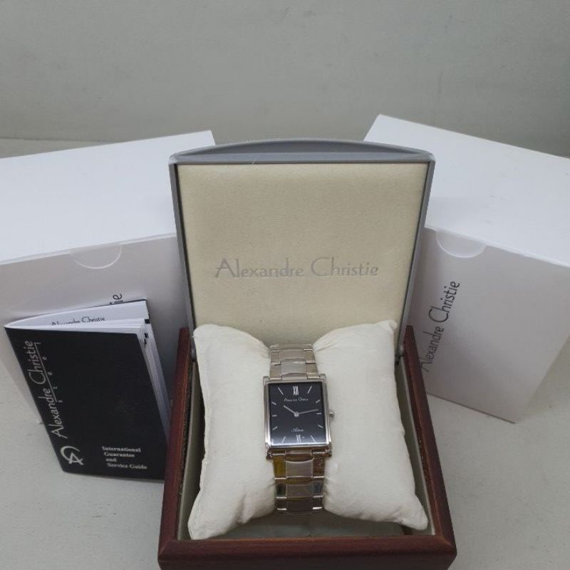 Jam Tangan Wanita Alexandre Christie AC8520LH AC 8520 LH AC8520 LH AC 8520LH Silver Stainless