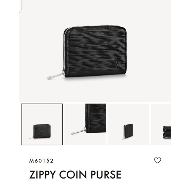 LV Louis Vuitton zippy coin purse wallet black AUTHENTIC Epi leather