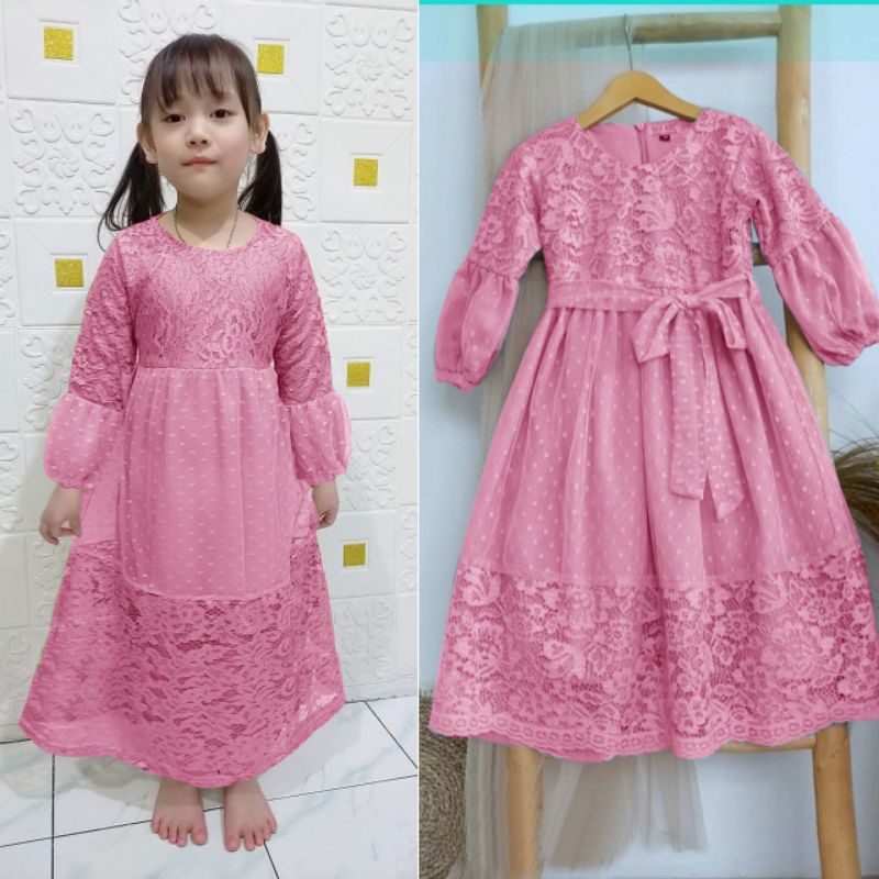 MAXI BELINDA KID 3-11 TAHUN PROMO GAMIS ANAK ORIGINAL REAL PICK