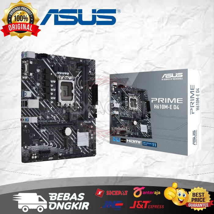Motherboard Asus Prime H610M-E (H610, DDR4, LGA 1700)