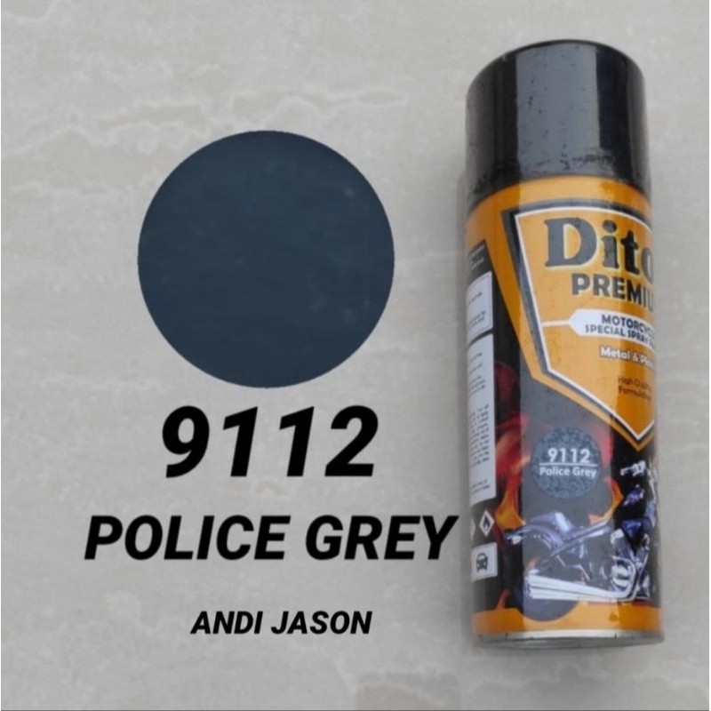 DITON PREMIUM CAT SEMPROT TAHAN BENSIN 400CC 9112 POLICE GREY