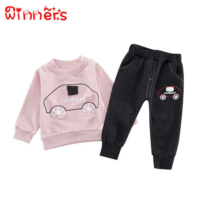 Setelan Kaos T Shirt Bayi Laki Laki Perempuan Lengan
