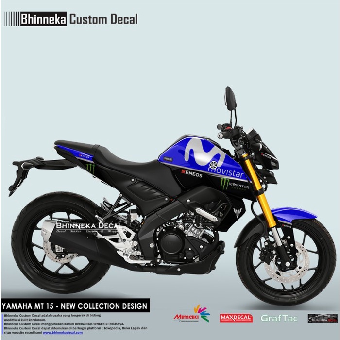 DECAL STICKER MT 15 MOVISTAR