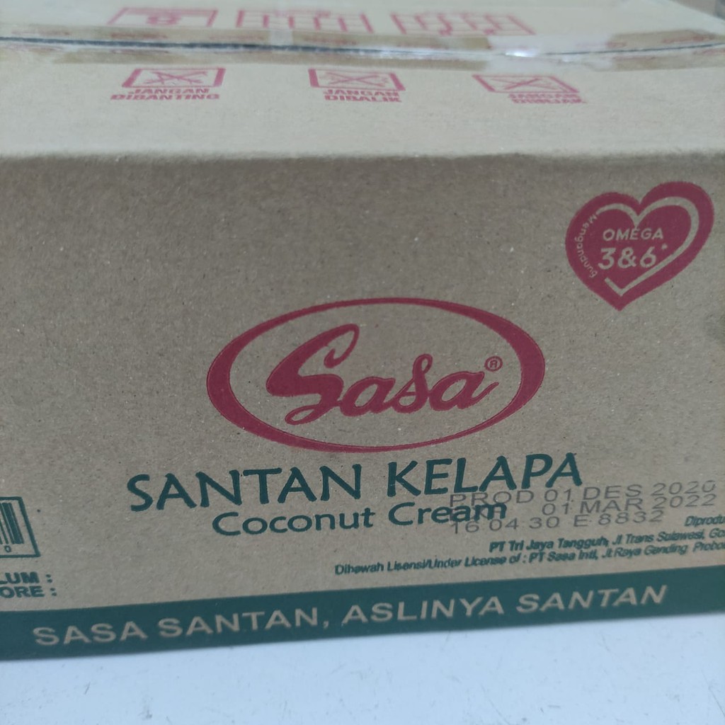 

SASA Santan Kelapa Coconut Cream 65ml 1 DUS Grab Only