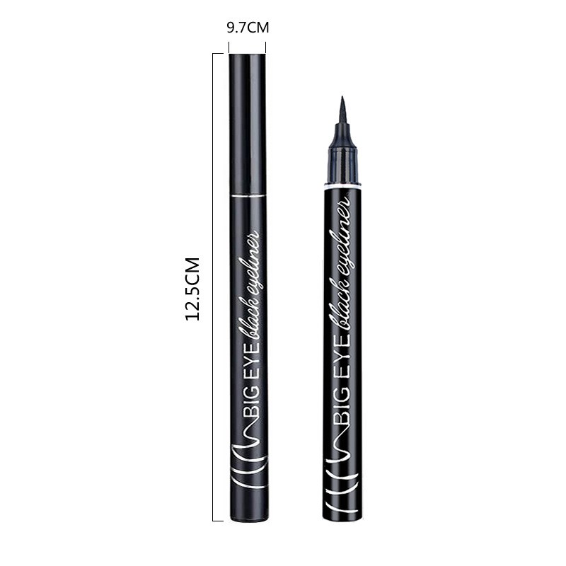 ALNECE Eyeliner Big Eye Asli hitam tahan lama Kẻ mắt không thấm nước và nhanh khô