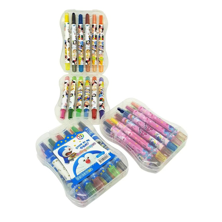 

Crayon Putar Case Plastik Oil Pastel