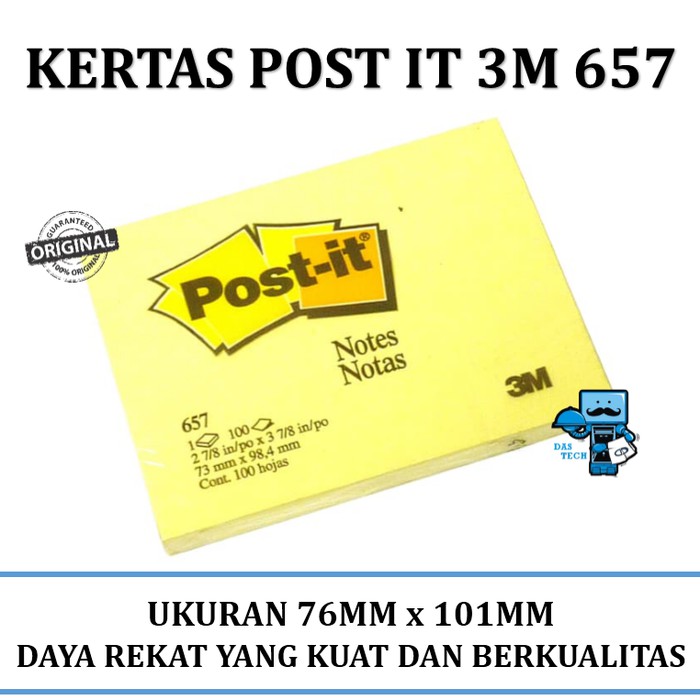 

Kertas Post IT 3M Ukuran 6mm x 101mm 657