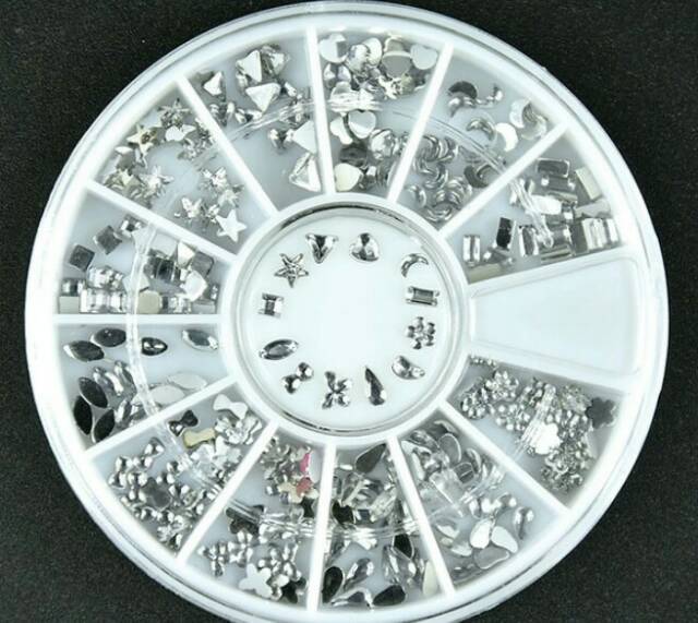 NAIL ART DECORATION RHINESTONE FLATBACK DIAMOND CRYSTAL STICKER 3D sticker