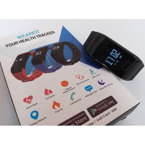 F1 Wearfit Smartwatch Smart Wristband jam tangan kesehatan