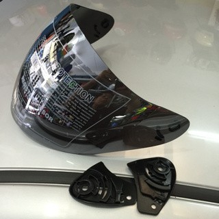 Visor Kaca KYT DJMARU silver mirror abu Dj maru