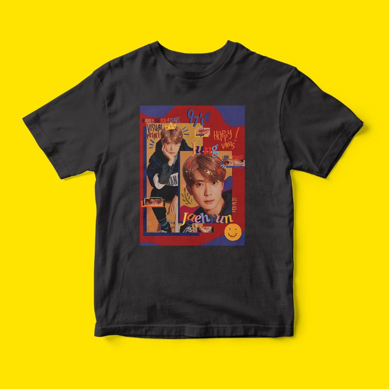 KAOS NCT Jaehyun Unisex KPOP TSHIRT Baju Distro Pria dan Wanita Aesthetic