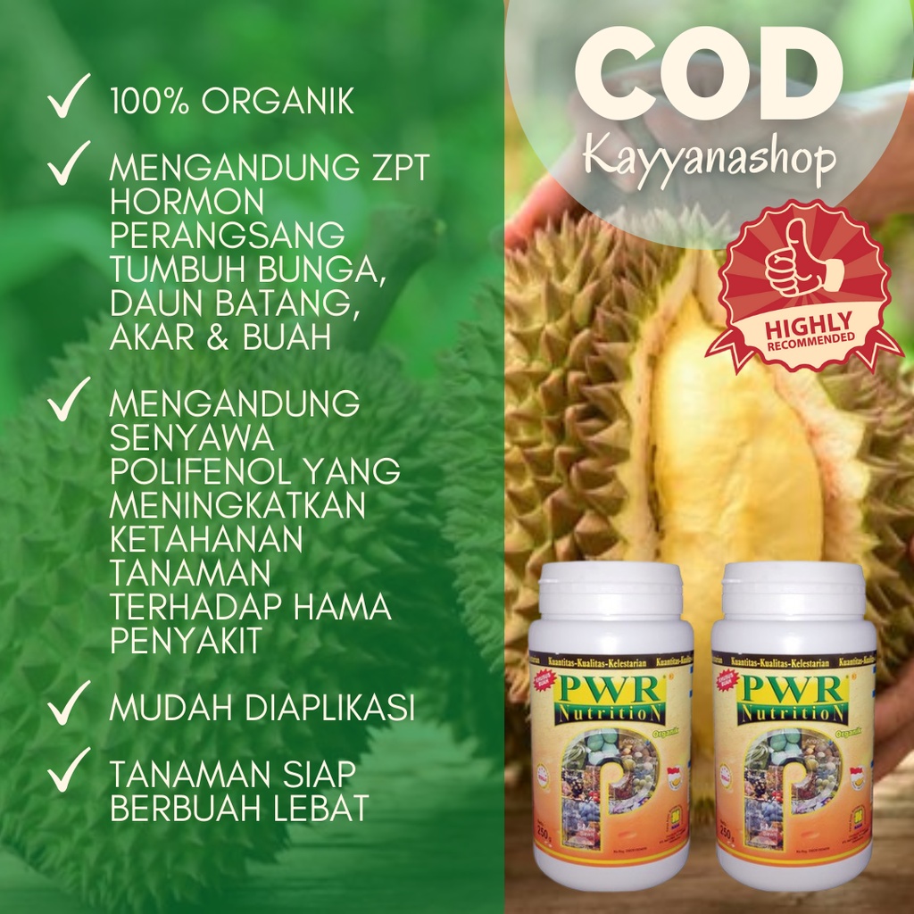 Pupuk Pelebat Buah Durian / Pupuk Buah Durian Agar Tidak Rontok / Pupuk Booster Durian / Pupuk Durian Agar Cepat Berbuah / Pupuk Buah Durian Agar Berbuah Lebat / Pupuk Durian Agar Tidak Rontok / Pupuk Perangsang Durian Cepat Berbuah / Power Nutrition