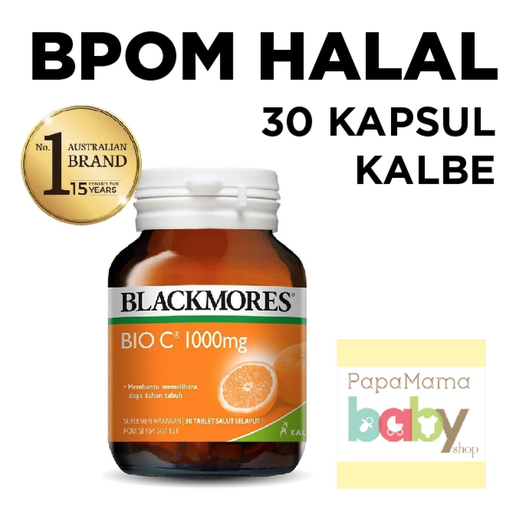 Blackmores Bio C 1000mg 30 Kaspul Cold Relief BPOM HALAL KALBE