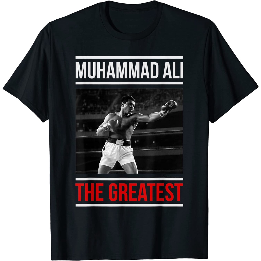 Baju Dewasa Muhammad Ali The Greatest T-Shirt Fashion Pakaian Atasan Kaos Laki Pria Wanita Model Ter