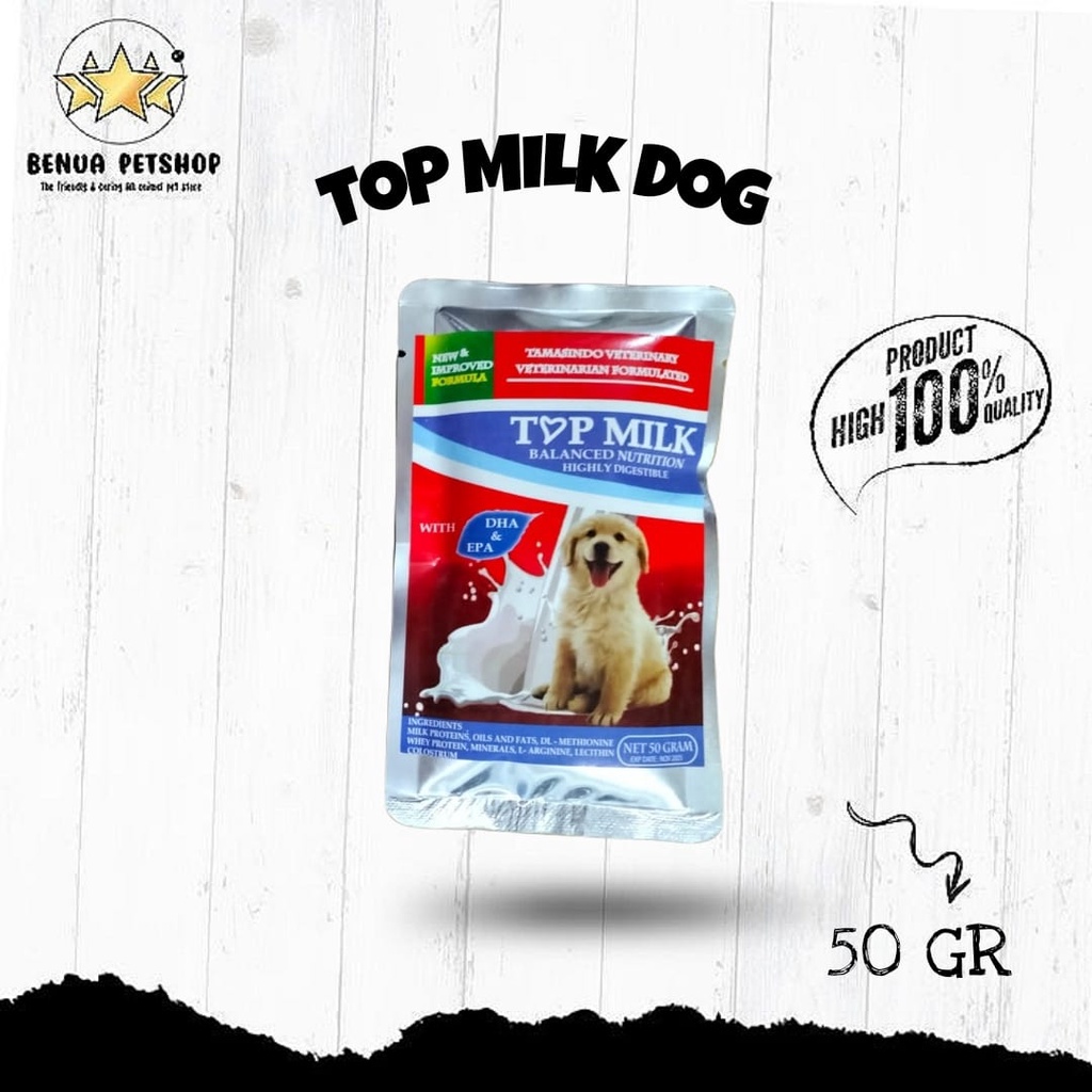 SUSU KUCING ATAU ANJING - TOP MILK ALL VARIAN 50 GR