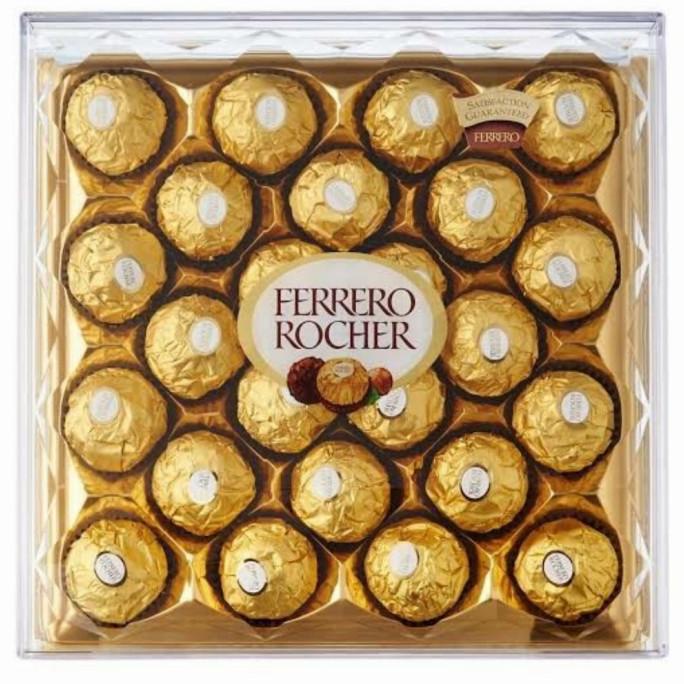 

Ferrero Rocher Chocolate Isi 24 Coklat Ferrero Rocher T24