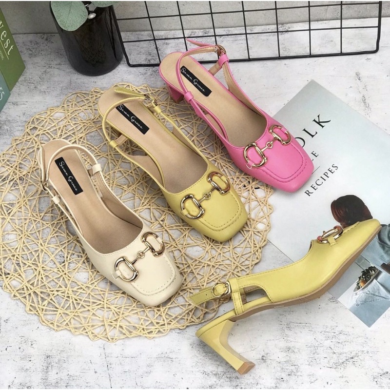 Heels 11FE sepatu sendal wanita import realpict