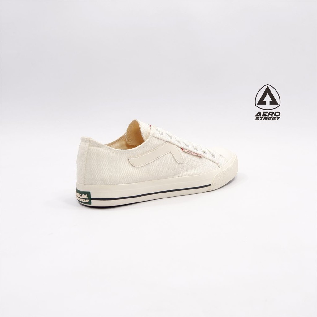 Aerostreet 37-44 Jhosse Low Putih - Sepatu Sneakers Casual Sekolah Pria Wanita Aero Street-2