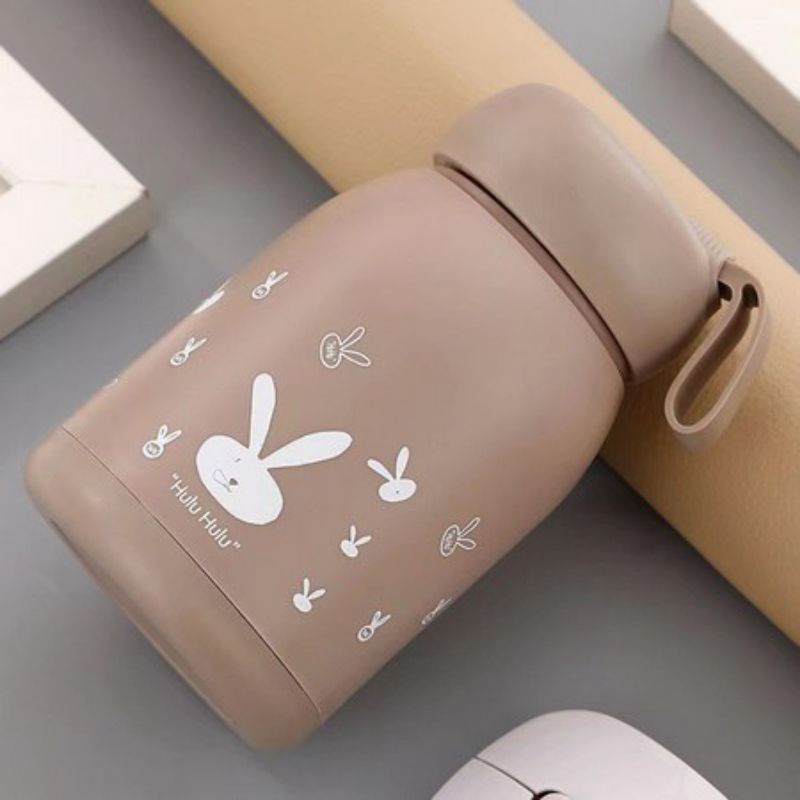 Botol minum kaca rabbit bunny 330ml nice 400ml botol minum kaca mini gelas minum kaca rabbit kelinci